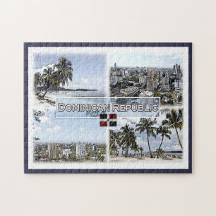 Dominican Republic - Mosaic - Jigsaw Puzzle