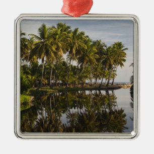 Dominican Republic, North Coast, Nagua, Playa Metal Ornament