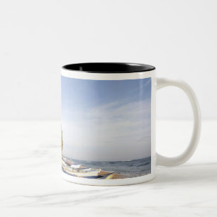 Dominican Republic, North Coast, Nagua, Playa Two-Tone Coffee Mug