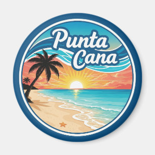 Dominican Republic Punta Cana Beach Travel Magnet