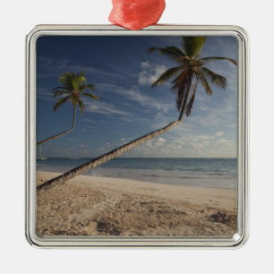Dominican Republic, Punta Cana Region, Bavaro, 4 Metal Ornament