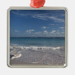 Dominican Republic, Punta Cana Region, Bavaro, 5 Metal Ornament