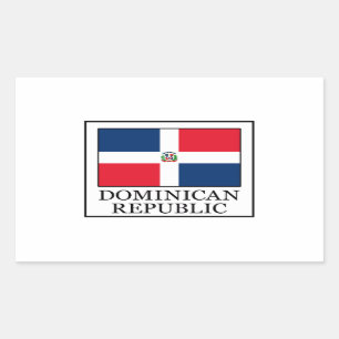 Dominican Republic Rectangular Sticker