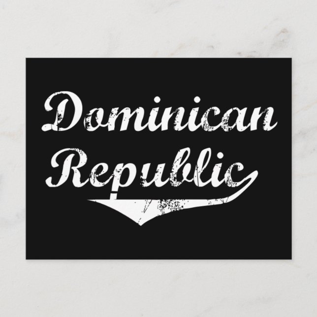 Dominican Republic Revolution Style Postcard (Front)