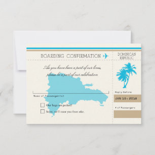 Dominican Republic RSVP Palm Tree