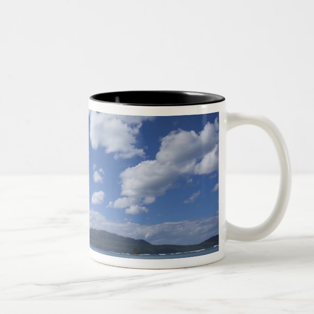 Dominican Republic, Samana Peninsula, Las 4 Two-Tone Coffee Mug (Right)
