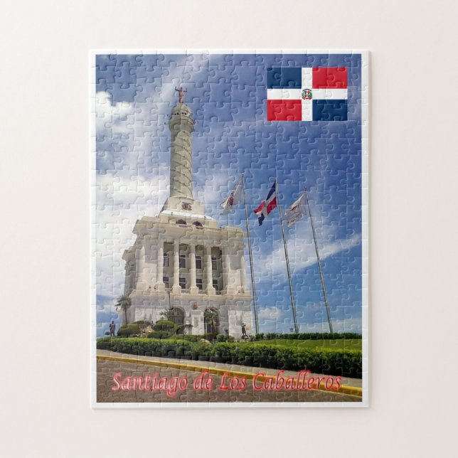 Dominican Republic - Santiago de Los Caballeros - Jigsaw Puzzle (Vertical)