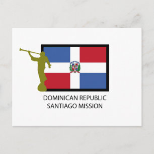 DOMINICAN REPUBLIC SANTIAGO MISSION LDS CTR POSTCARD