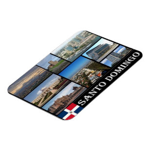 Dominican Republic - Santo Domingo - Mosaic - Magnet
