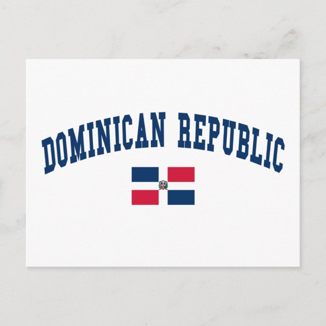 Dominican Republic Style Postcard (Front)