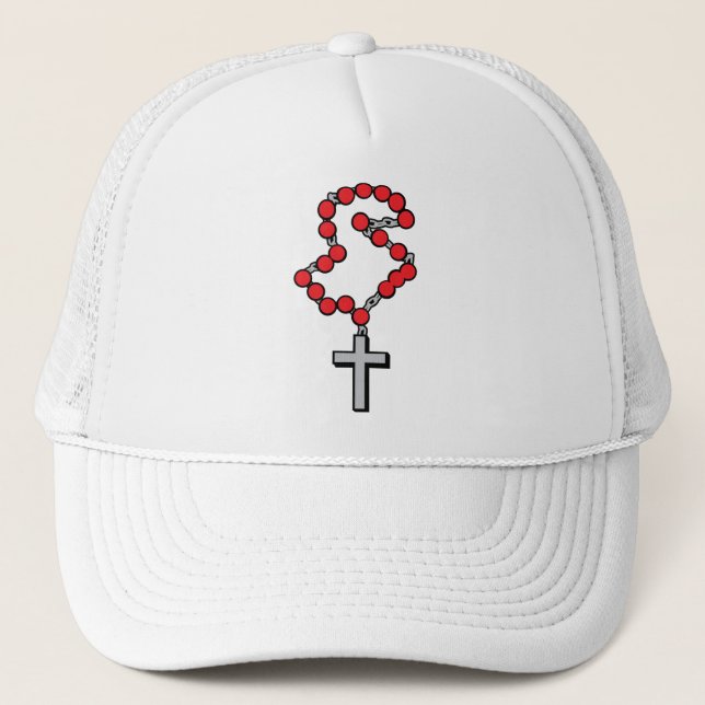 Dominican Rosary Trucker Hat (Front)