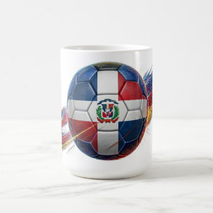 Dominican  Soccer Ball   Stadium Ready   Fan Gear Coffee Mug
