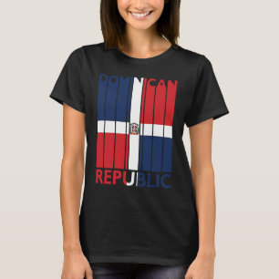 Dominican Souvenir Vintage Dominican Republic Fla T-Shirt