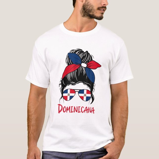Dominicana Dominican Girl Republica Dominicana Rep T-Shirt (Front)