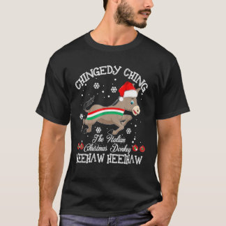 Dominick The Christmas Donkey Italian Donkey Chris T-Shirt