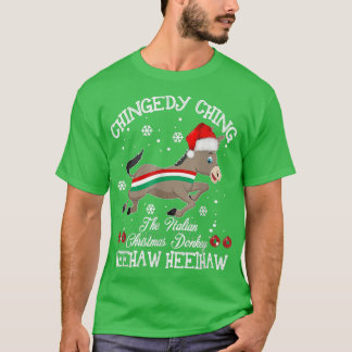 Dominick The Christmas Donkey Italian Donkey Chris T-Shirt