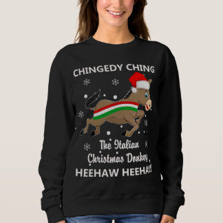 Dominick The Christmas Donkey Italian Sweatshirt