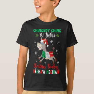 Dominick The Christmas Donkey-Italian T-Shirt