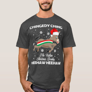 Dominick The Christmas DonkeyItalian Donkey Gift T-Shirt