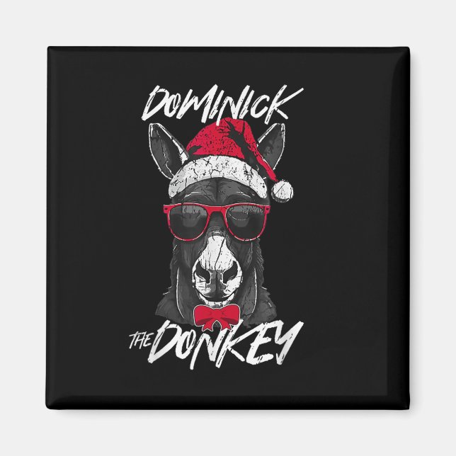 Dominick The Donkey Christmas Funny  Magnet (Front)
