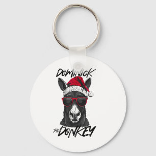 Dominick The Donkey Funny Christmas Italian Christ Key Ring