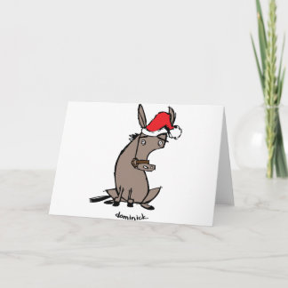Dominick the Donkey Holiday Card