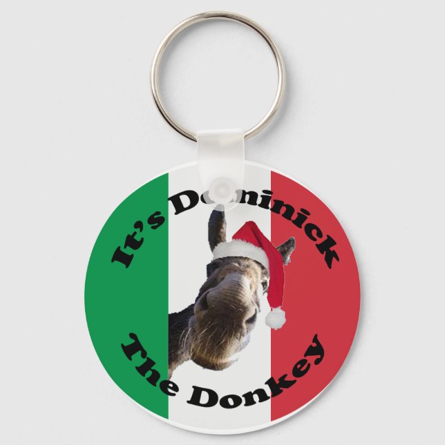 dominick the donkey key ring (Front)