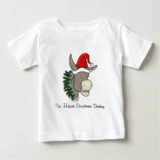 Dominick the Italian Christmas Donkey Baby T-Shirt