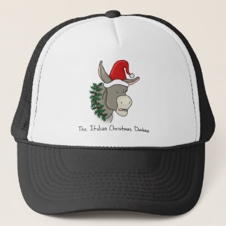 Dominick the Italian Christmas Donkey Trucker Hat
