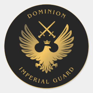 Dominion Imperial Guard round Stickers