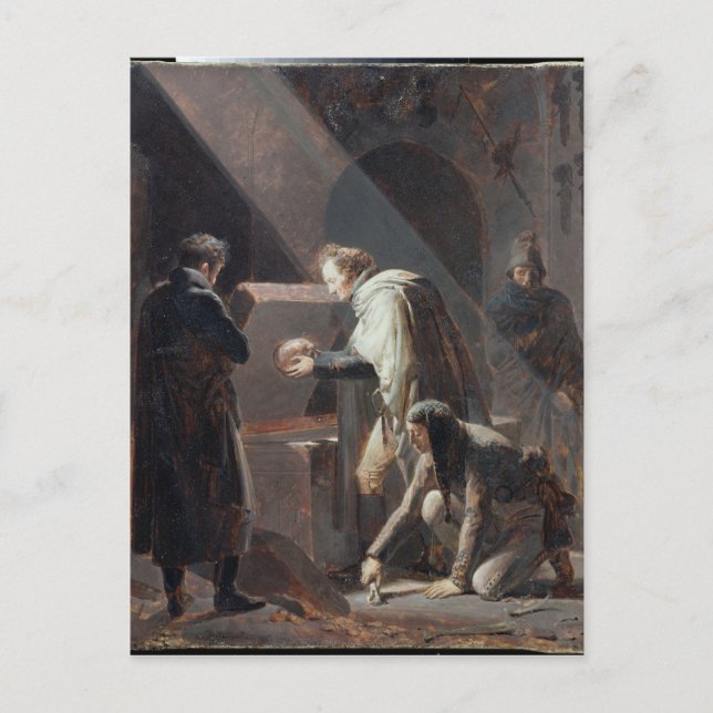 Dominique Vivant Denon  Replacing bones Postcard (Front)