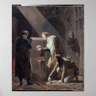 Dominique Vivant Denon Replacing bones Poster