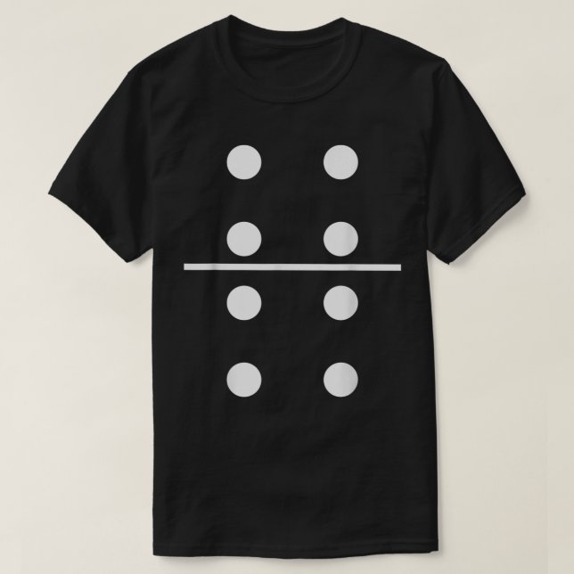 Domino 4 and 4 Matching Halloween Group Costumes 4 T-Shirt (Design Front)