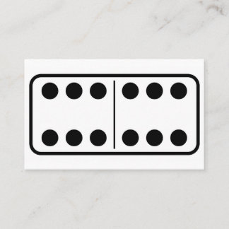 Domino 6 6 business card