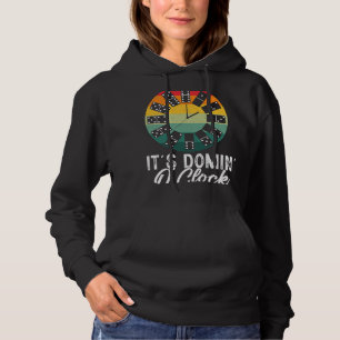 Domino Clock Dominoes Game Players Masters Hoodie