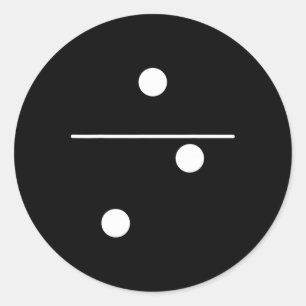 Domino Costume 1 2 Matching Family Easy Group Hall Classic Round Sticker