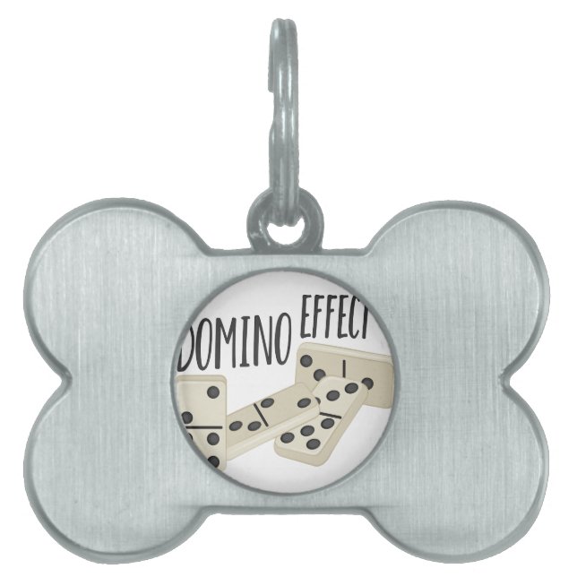 Domino Effect Pet Tag (Front)
