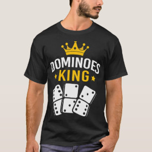 Domino For Men Dominoes King T-Shirt