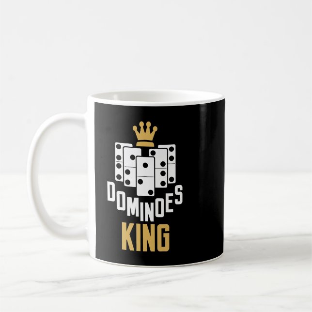 Domino Lover Dominoes King Dominos Player Hobby Ga Coffee Mug (Left)