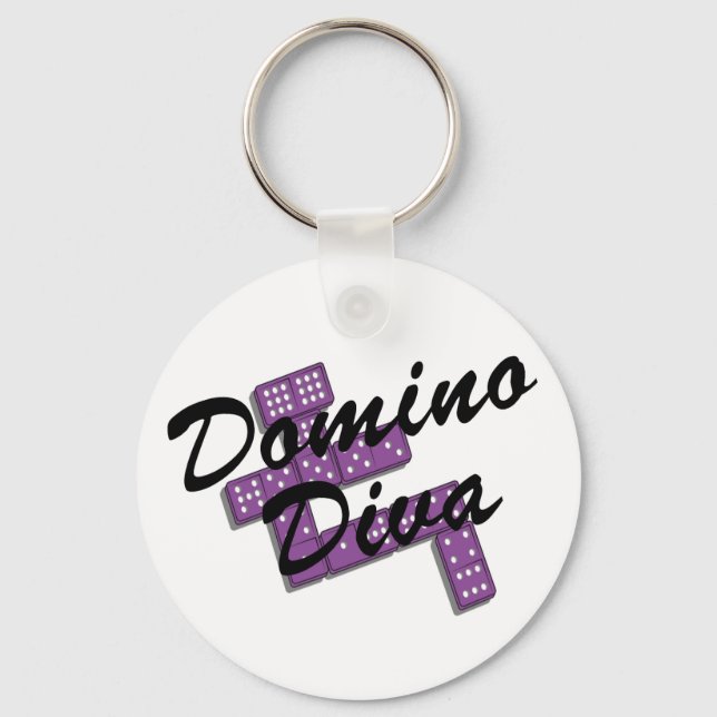 Domino T-shirts and Gifts. Key Ring (Front)