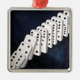 Domino Theory Metal Ornament