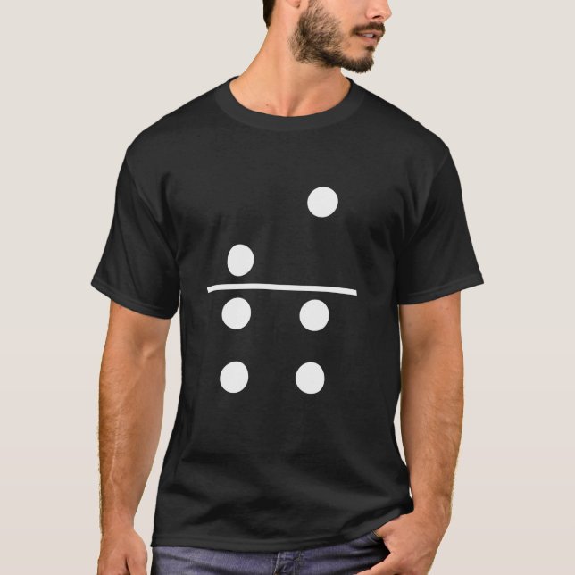 Domino Two Four Matching Halloween Gift Group Cost T-Shirt (Front)