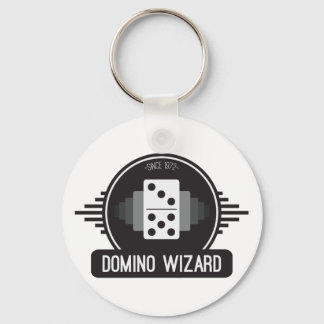Domino Wizard Official Button Keychain