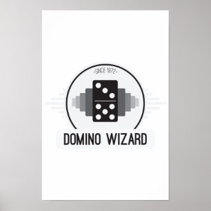 Domino Wizard Official Logo Poster