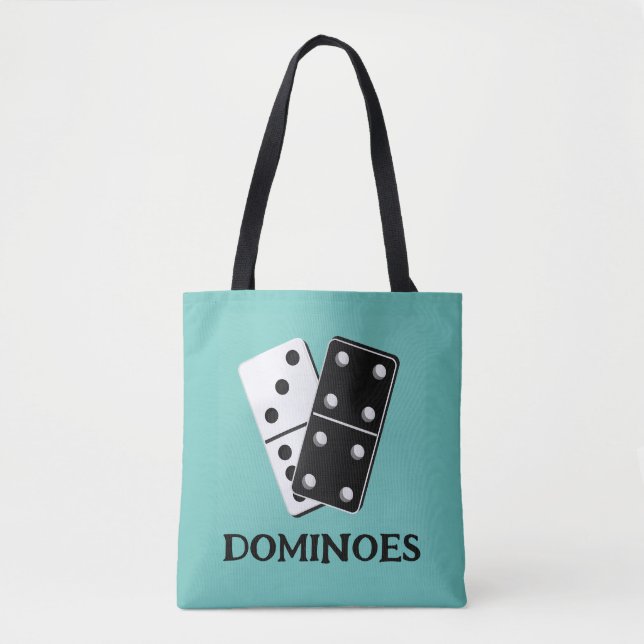 Dominoes Design Tote Bag (Front)