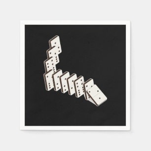 Dominoes Dominoe Game Game Night Napkin