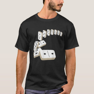 Dominoes Tiles Domino Player Dominoes Lover T-Shirt