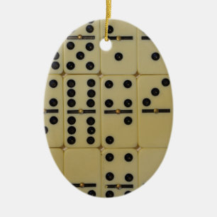 Dominos Ceramic Tree Decoration