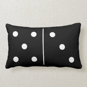 Dominos Game Piece Lumbar Cushion