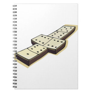 Dominos Game Spiral Notebook